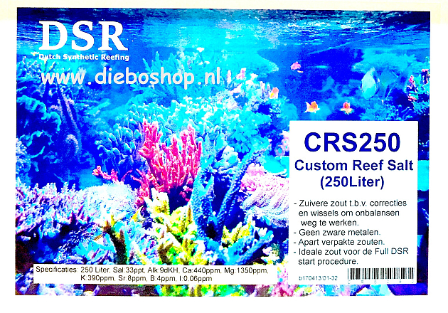 Dsr Custom Reef Salt 250 Liter